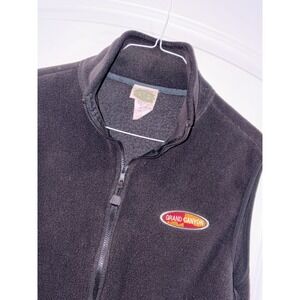 Men's Medium Grand Canyon Fleece Vest Full Zipper Fred Harvey Trading Company‎